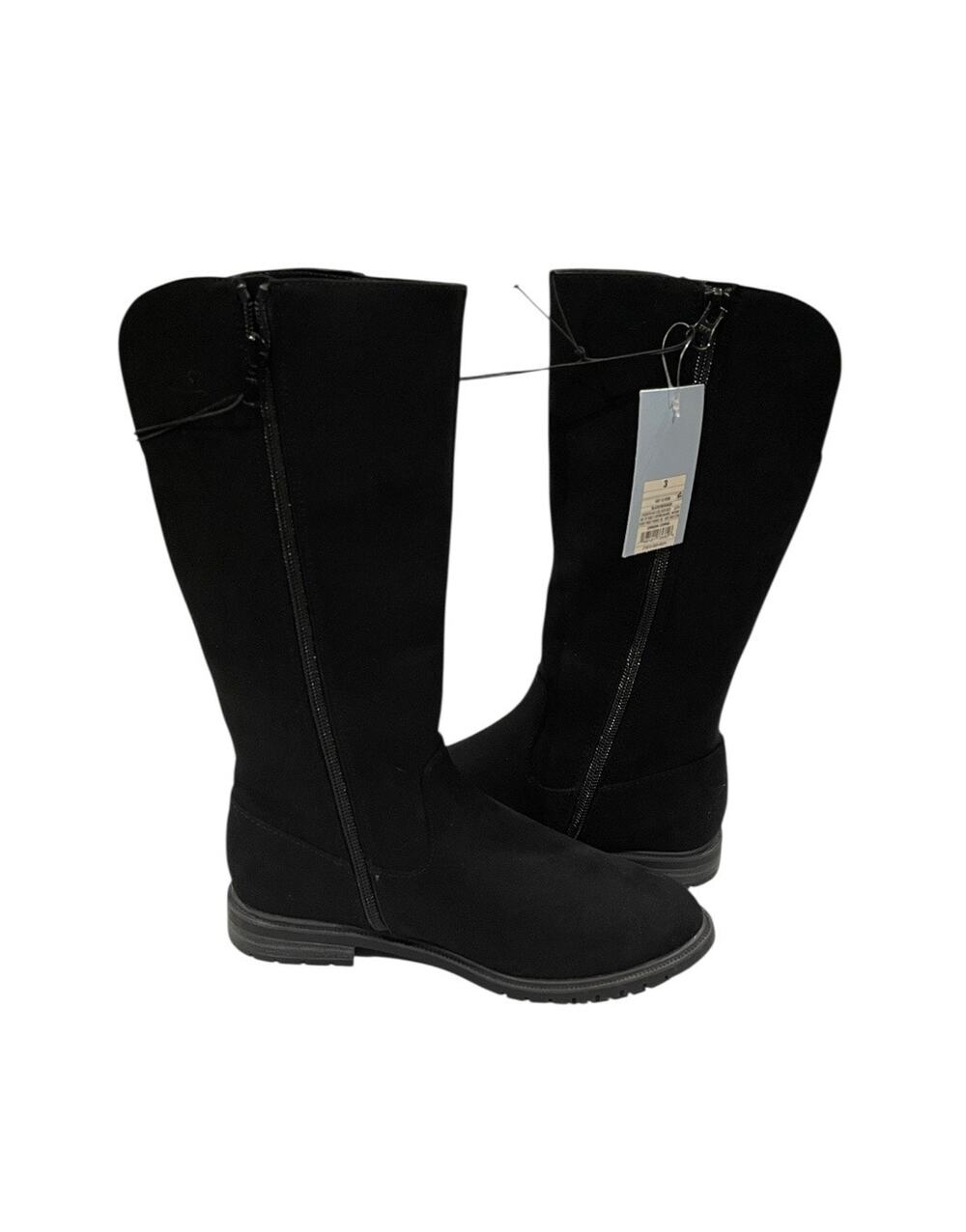 Kids Cat & Jack Black Winter boots Size 3